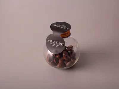 Main St. Market Custom Coffee Labels UK artwork brand identity branding coffee labels coffee stickers custom stickers illustration labels logo design printing printing shop sticker printing