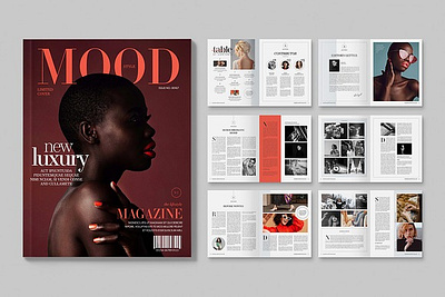 Magazine Template brochure editorial fashion indd indesign layout lifestyle magazine publication revista revue template travel zeitschrift zine