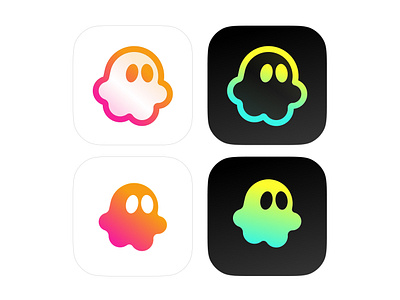 Ghost Icon Exploration / Crypto Based Wallet app icon ghost graphic design icon illustration logo ui design vector visual design visual direction