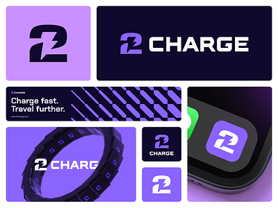 2Charge Visual Identity bento bolt branding chargers logo clean gaming logo visual identity