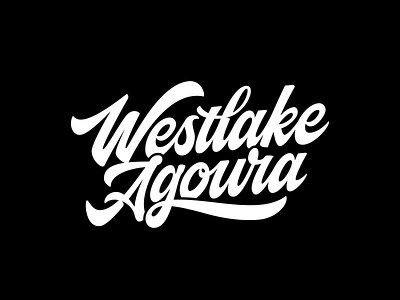 Westlake Agoura calligraphy font lettering logo logotype typography vector