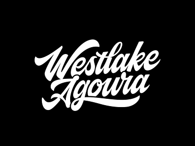 Westlake Agoura calligraphy font lettering logo logotype typography vector