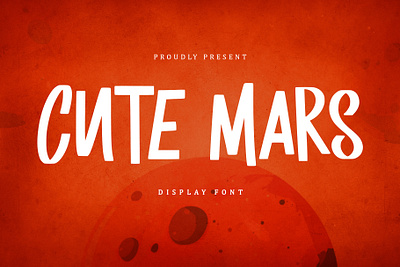 Cute Mars - Display Font aesthetic colorfulfont cute display elegant font graphic design modern