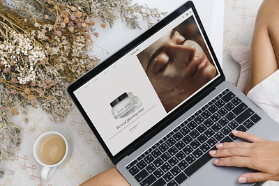 eCommerce Website Design for a Luxury Skincare beauty industry beauty products clean design cosmetic store cosmetics cozy website ecommerce fashion and beauty girl website makeup store design minimalism online beauty store online store skincare website web design