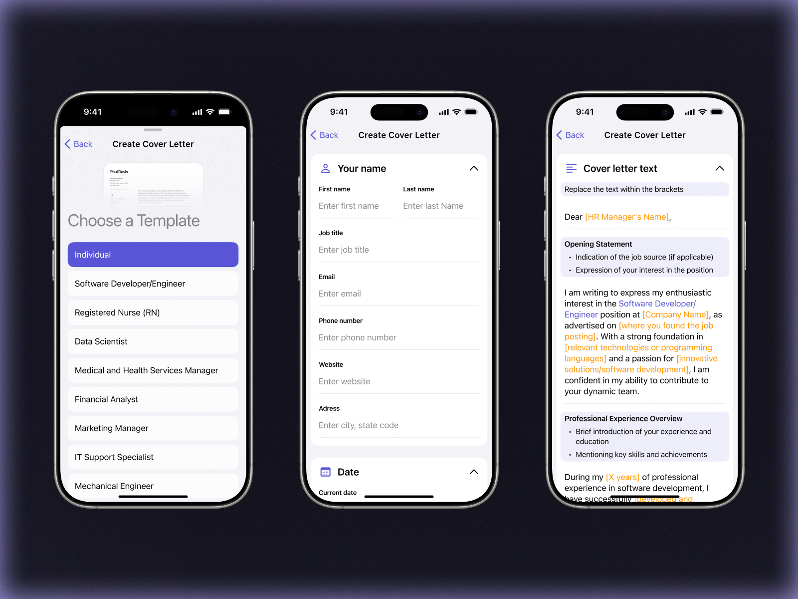 Resume Cv Builder App For Ios By Timur For Crew 7邃 Studio On Dribbble