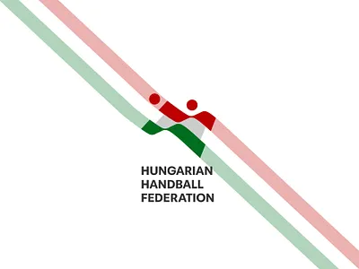 Hungarian Handball Federation handball handball sport hungarian flag identity logo logodesign logotype sport