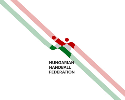 Hungarian Handball Federation handball handball sport hungarian flag identity logo logodesign logotype sport