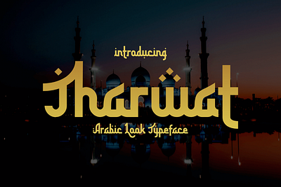 Tharwat – Arabic font