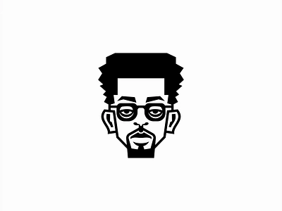 Modern Man With Glasses Logo barber beauty branding design emblem face fashion geometric glasses icon identity illustration logo man mark portrait symbol tech vector