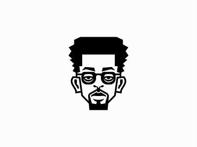 Modern Man With Glasses Logo barber beauty branding design emblem face fashion geometric glasses icon identity illustration logo man mark portrait symbol tech vector