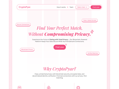 CryptoPyar: Privacy-First Dating Platform 💕