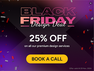 Black Friday Design Deal 3d animation branding graphic design logo motion graphics ui