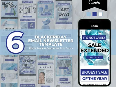 Editable Black Friday Canva Email Template black friday black friday promotions canva template cybermonday design ecommerce emails email email design email marketing email template email template bundle graphic design newsletter design ready made email templates