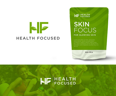 Health Focused-Logo Concept branding health healthy logo leaf logo logo packaging