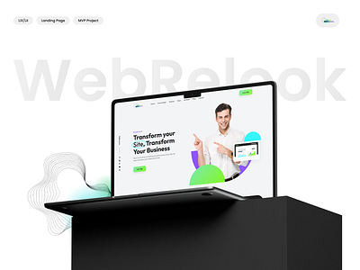 WeRelook - Web agency Landing page 🚀 2024 branding devlopmentcompany landingpage modern new rasikkanzariya ui userinterface ux webagency webpage