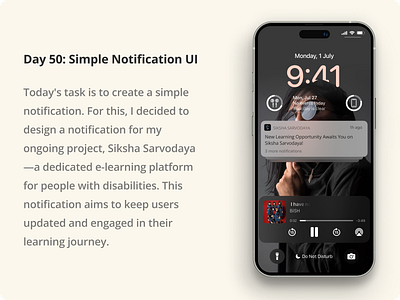 Day 50: Simple Notification UI