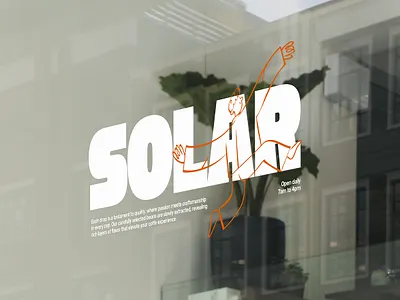 Brand identity for Solar branding graphic design logo