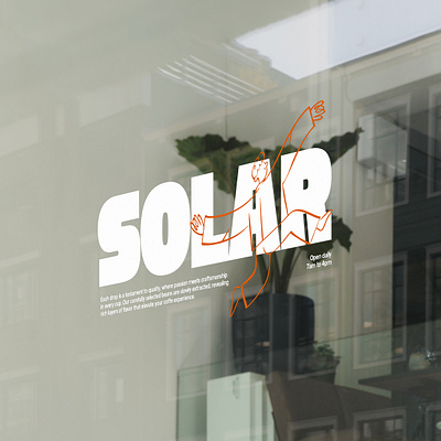 Brand identity for Solar branding graphic design logo