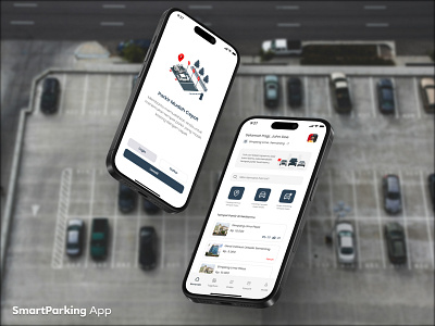 UI Design Mobile App SmartParking ui ui ux ui design