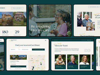 Millennium Care | Showreel branding design showreel typography ui user interface ux web website