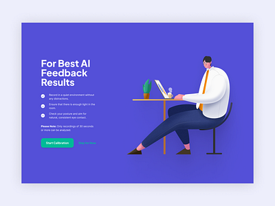 Eye Tracking Calibration ai ai feedback ai practice calibration eye tracking product design ui design ux design web app wizard