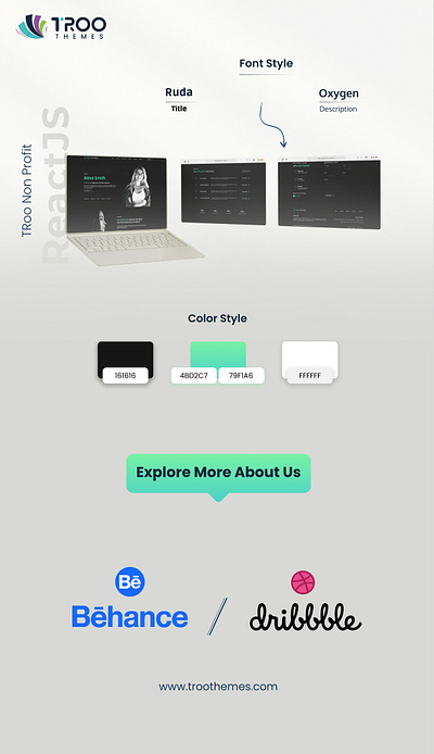 TRoo Non Profit React JS Theme react js react js theme ui