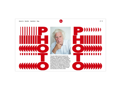 LEICA | Corporate site redesign animation design ui ux web