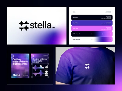 Stella Branding - Unused branding digital glow glow logo glow logo design light logo minimal s brand s icon s leter s logo s mark spark star star icon star logo design star mark stars tech