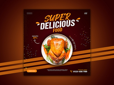 This the high quality social media post for promotion. banner design branding design facebook ads food menu graphic design instagram post social media ui