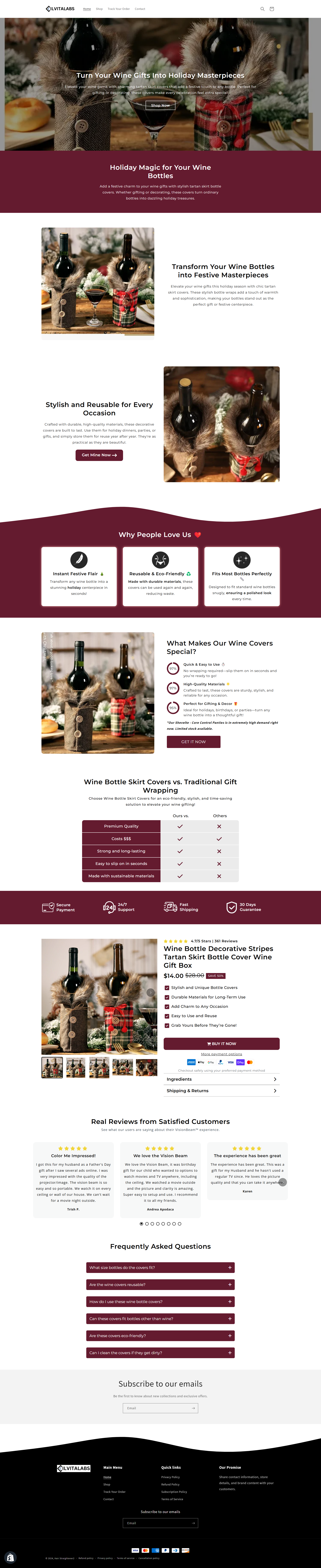 Example of I Will Do Design Redesign Shopify Store