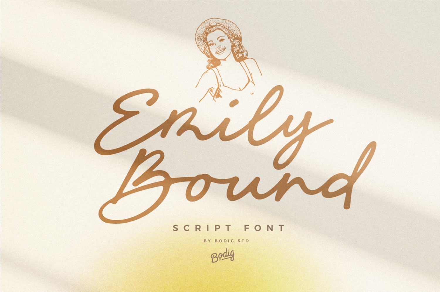 Emily Bound Font elegant font handlettering handwritten script scriptfont typeface typography