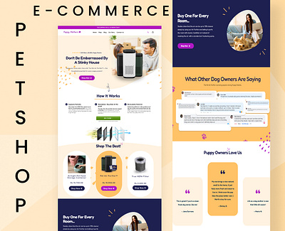 E-commerce Pet shop || Webflow Website mock websites prototyping ui uiux user interface ux webflow webflow designs webflow websites website development