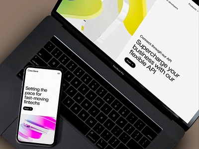 ClearBank - Fintech Mobile App UI Design app application bank bank app bank application banking business creative creativity design digital finance financing mobile mobile app mobile application platform ui web website