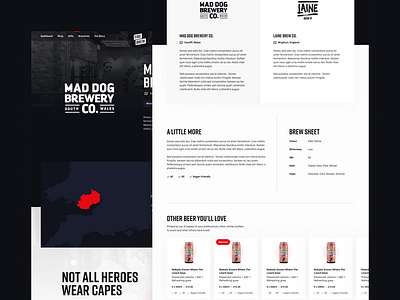 Firebrew ai beer e commerce product design ui web