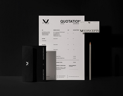 NZ CONCEPTS — Rebranding + Print Collateral Redesign brand design brand identity branding design graphic design stationary stationarydesign visual identity