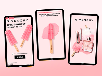 Sephora Givenchy fragrance game game design givenchy graphic design sephora ui ux