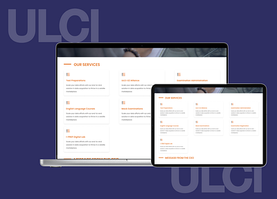 Educational Website education ui