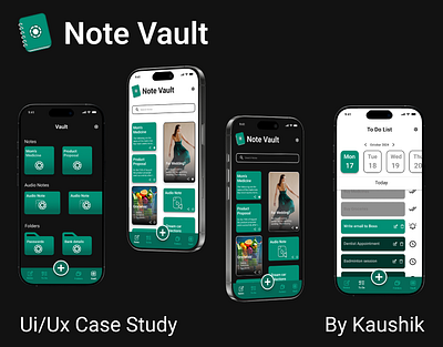 Note Taking app app design ui uiux ux