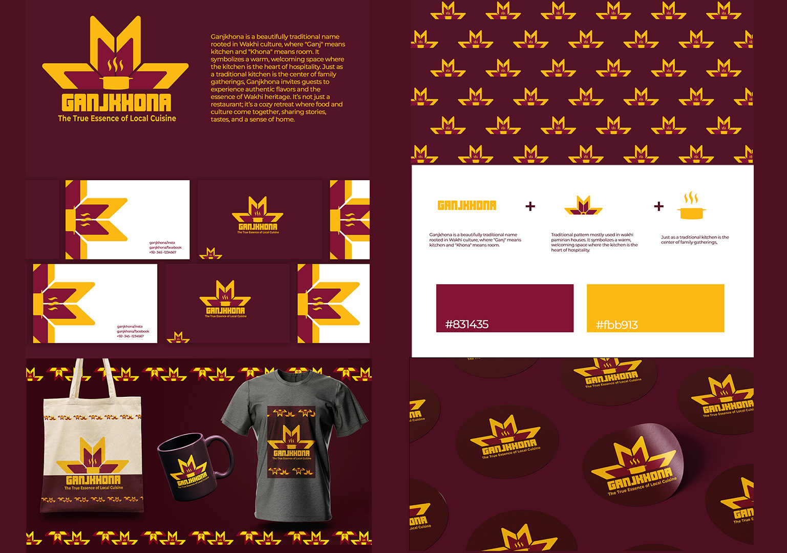 Branding & Identity brand identity branding colors design graphic design identity illustration illustrator logo logo design mockup photoshop restaurant logo vector