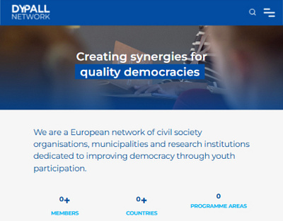 DYPALL Network: Enhancing Youth Participation in Local Governanc web design web development