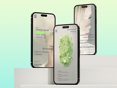 Mobile design: Futuristic Wellness App Interface advanced aesthetic app clarity concept design digital dynamic futuristic immersive innovative interactive minimalistic mobile modern progressive sleek technology user centered visualization