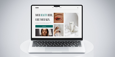 Landing page - Estética design visual estetica projeto ui ux