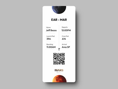 Daily UI 24 - Boarding Pass dailyui design figma product design ui ux