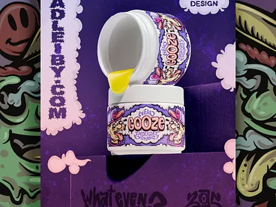 Head Gooze Mockup branding design drawing graphic design illustration logo print product label vector