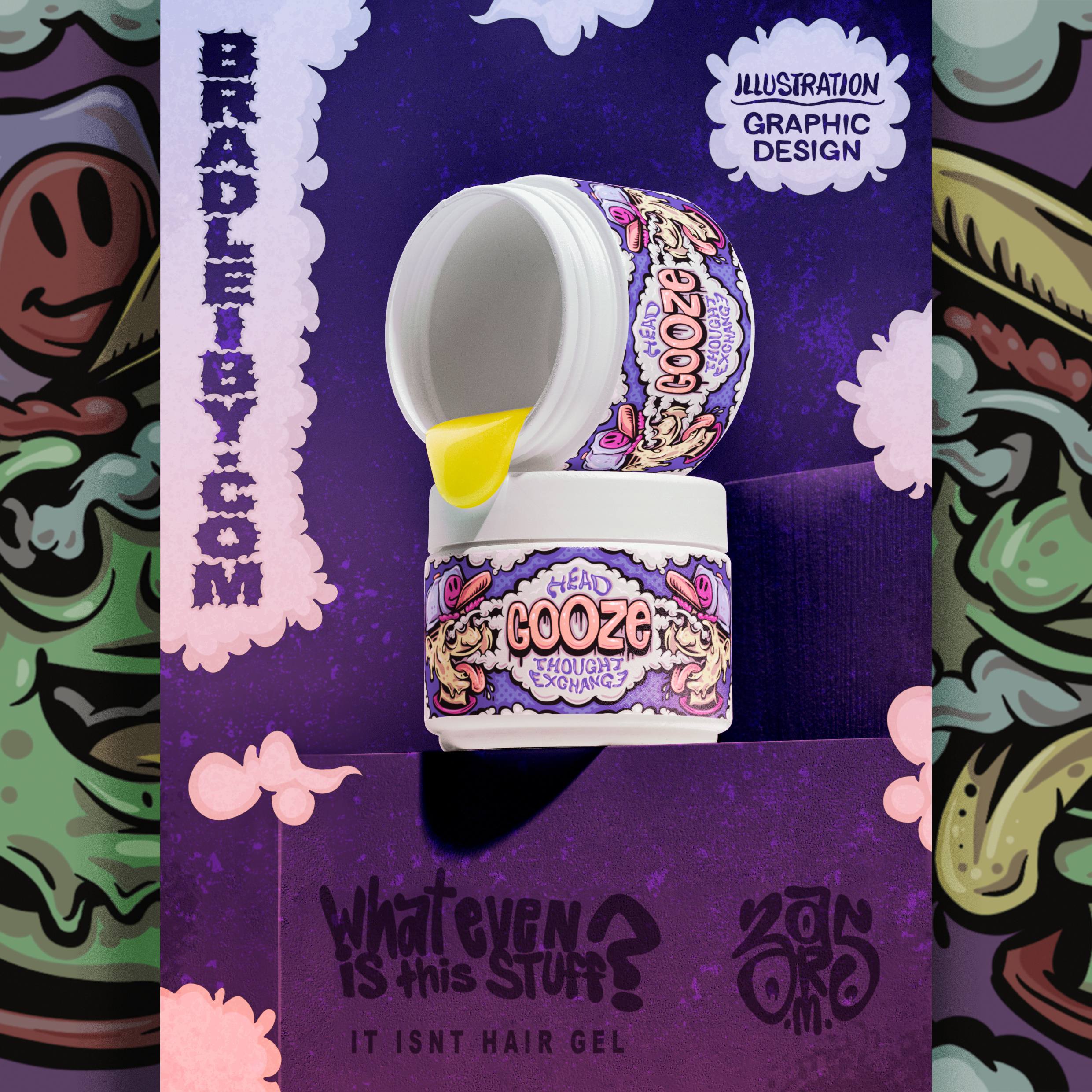 Example of Product Label Design And Illustration