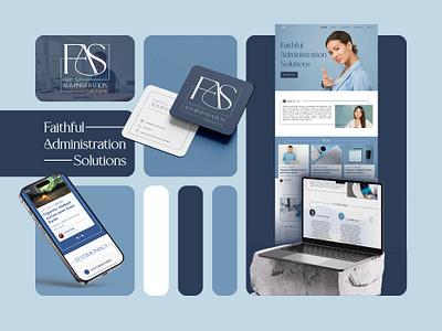 Faithful Administration Solutions branding design designinspiration graphic design graphicdesign illustration logo ui uiux webdesign