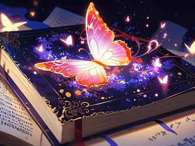 🦋 Legendary Fairy Secret Book 🦋 ai amazing ancient anime best book design fairy graphic design grimoire illustration legendary magic magical majestic perfect secret wizard