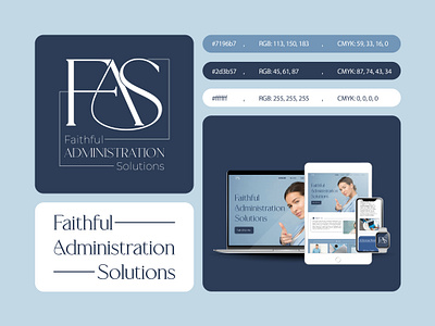 Faithful Administration Solutions branding design designinspiration graphic design graphicdesign illustration logo ui uiux webdesign