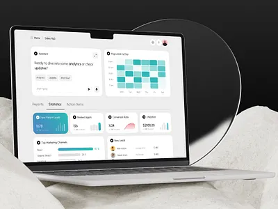 Dashboard for sales management app dashboard ui web