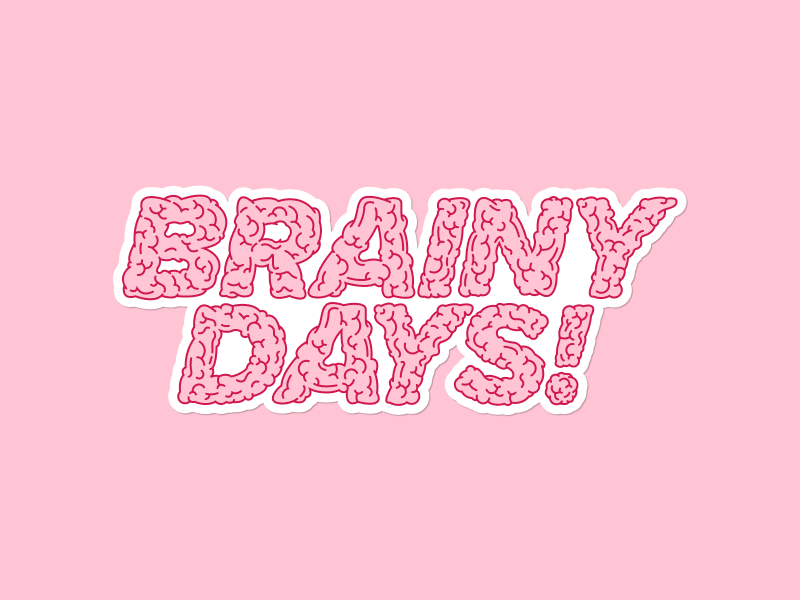 Brainy days stickers